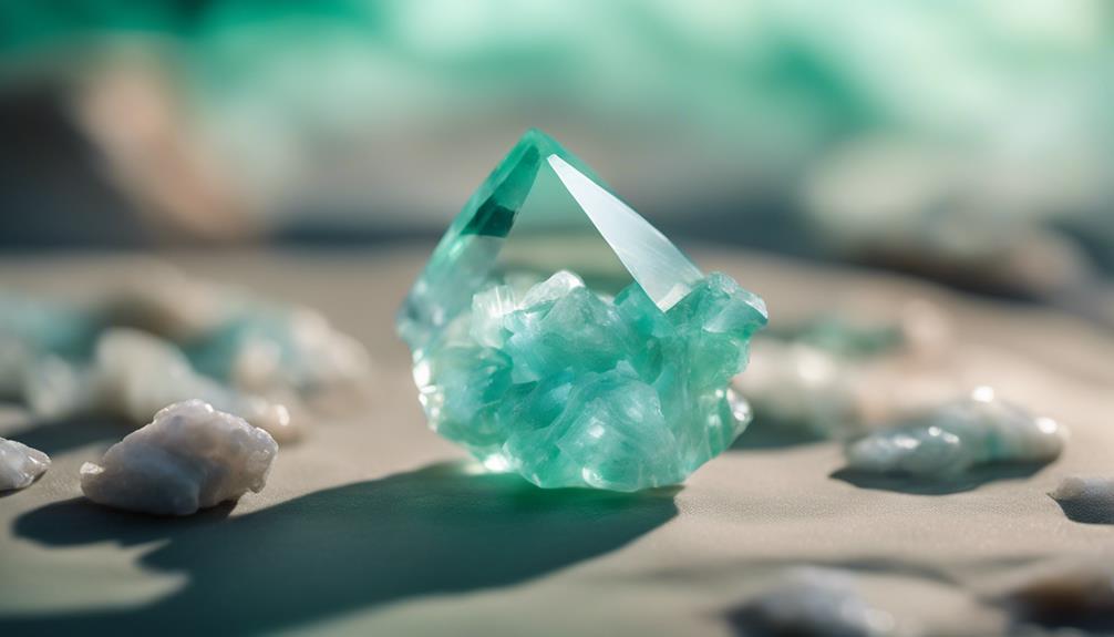 ajoite and clear quartz