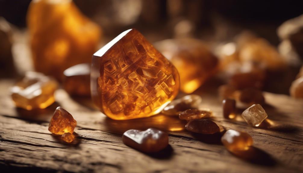 amber calcite artifacts discovered