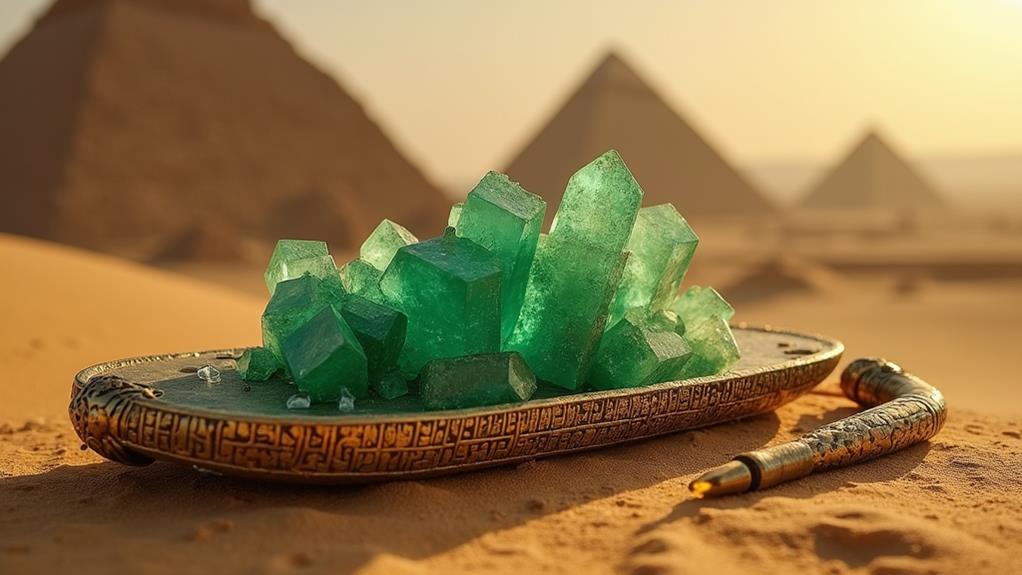 ancient egyptian prehnite objects
