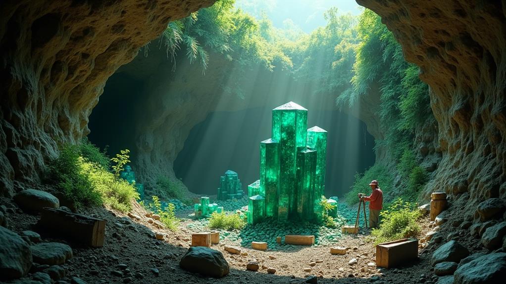 ancient malachite extraction sites