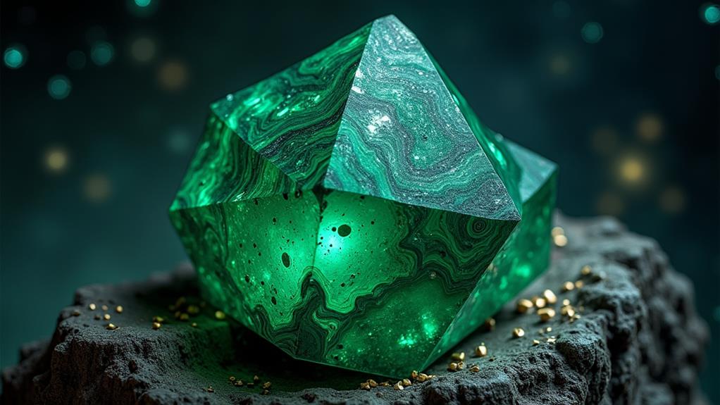 malachite birthstone month identified