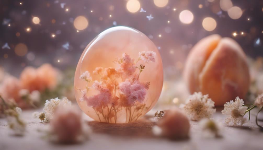 peach agate zodiac stone
